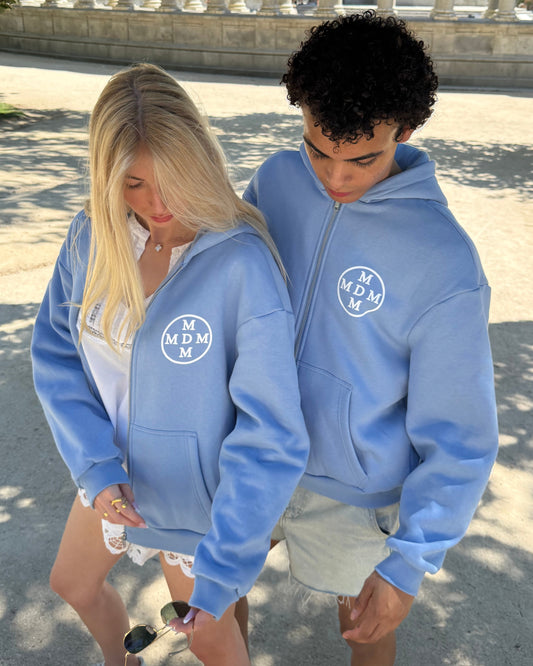 The Blue MDM zip-up
