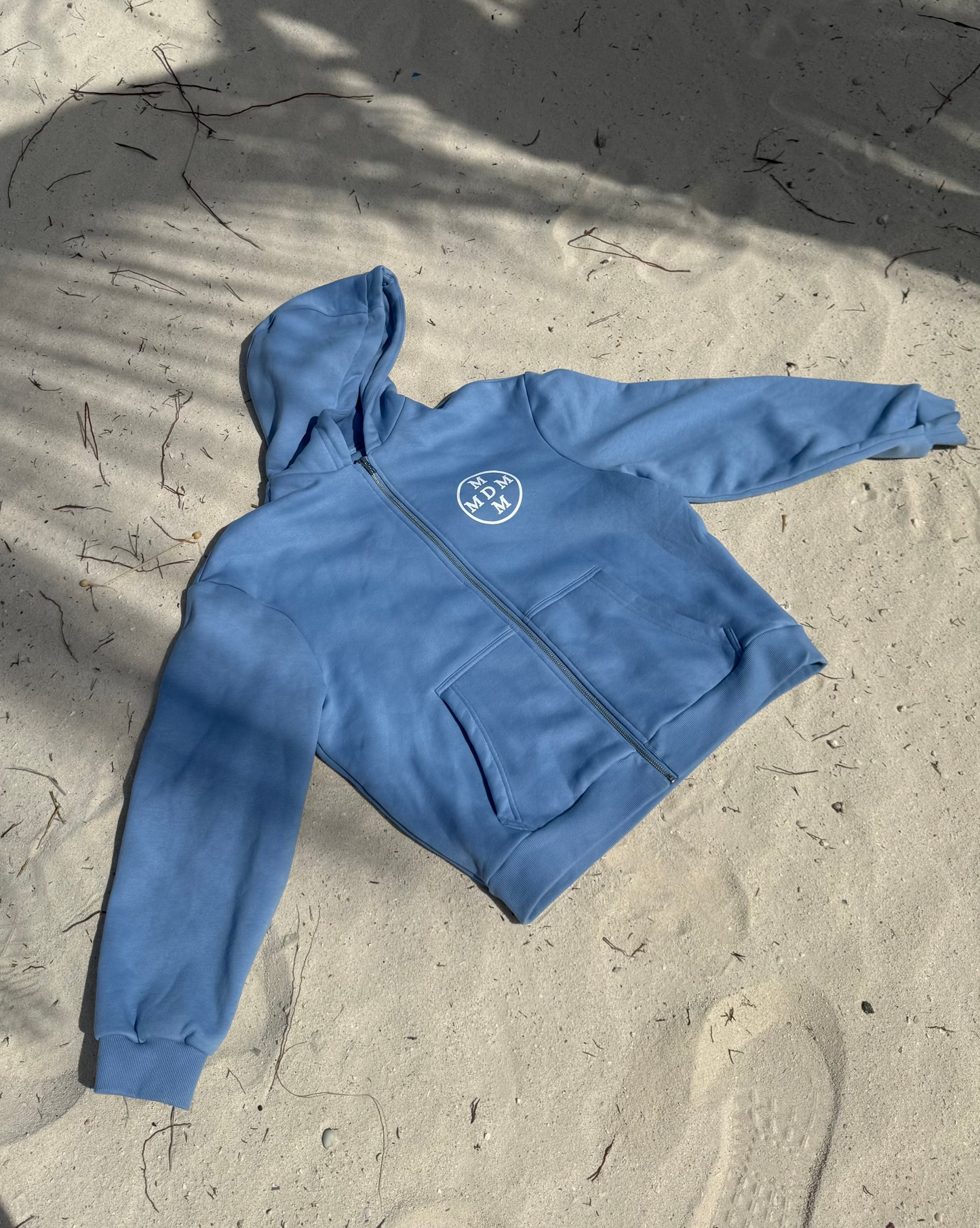 The Blue MDM zip-up