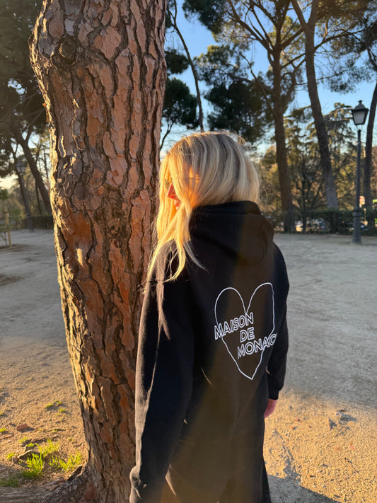 The black Amore hoodie