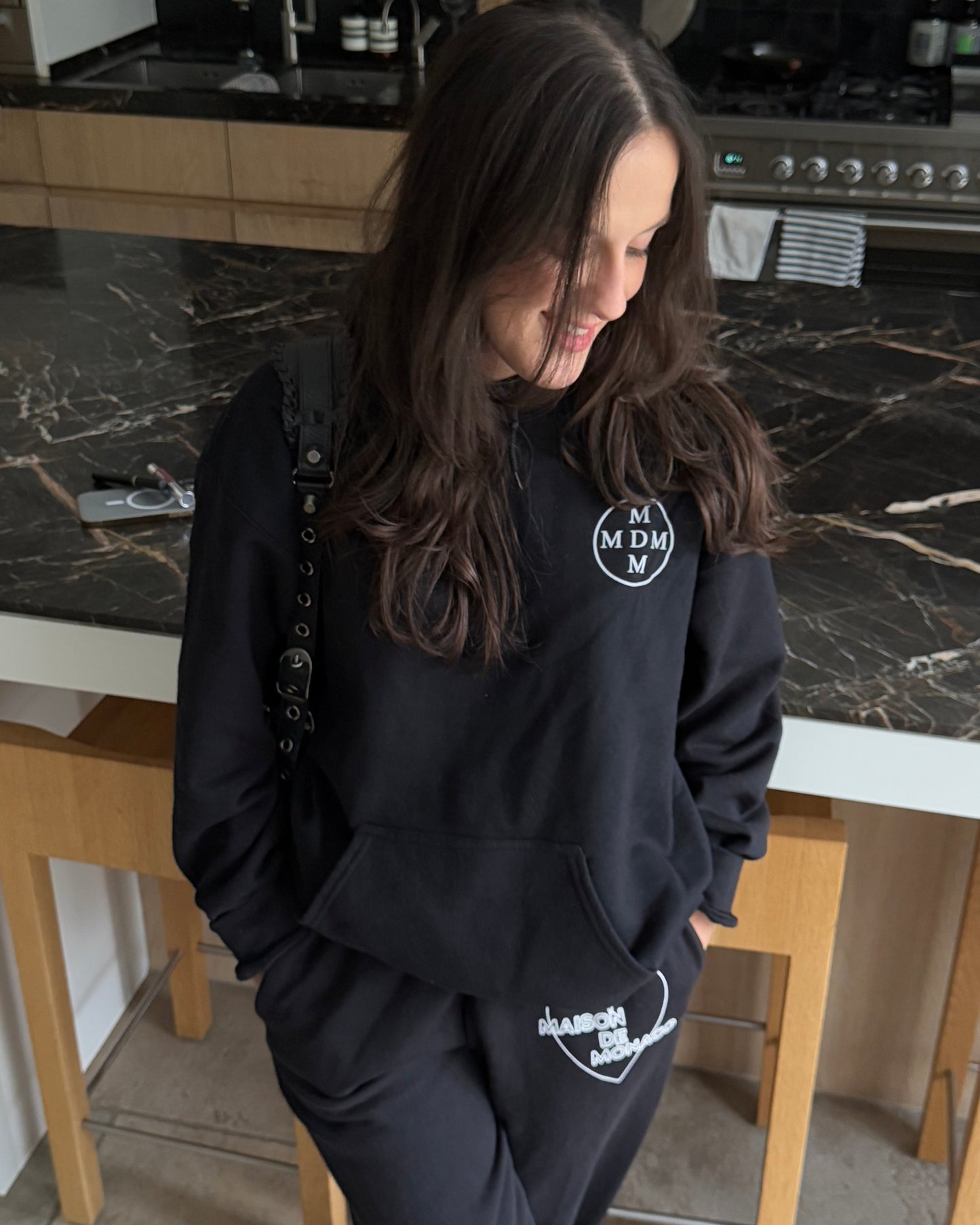 De zwarte Amore joggingbroek