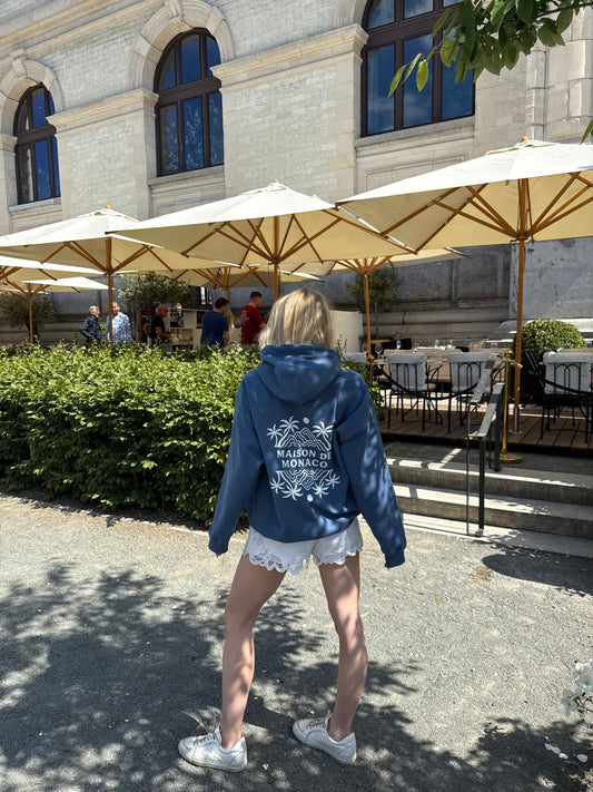 La Riviera Bleu Hoodie