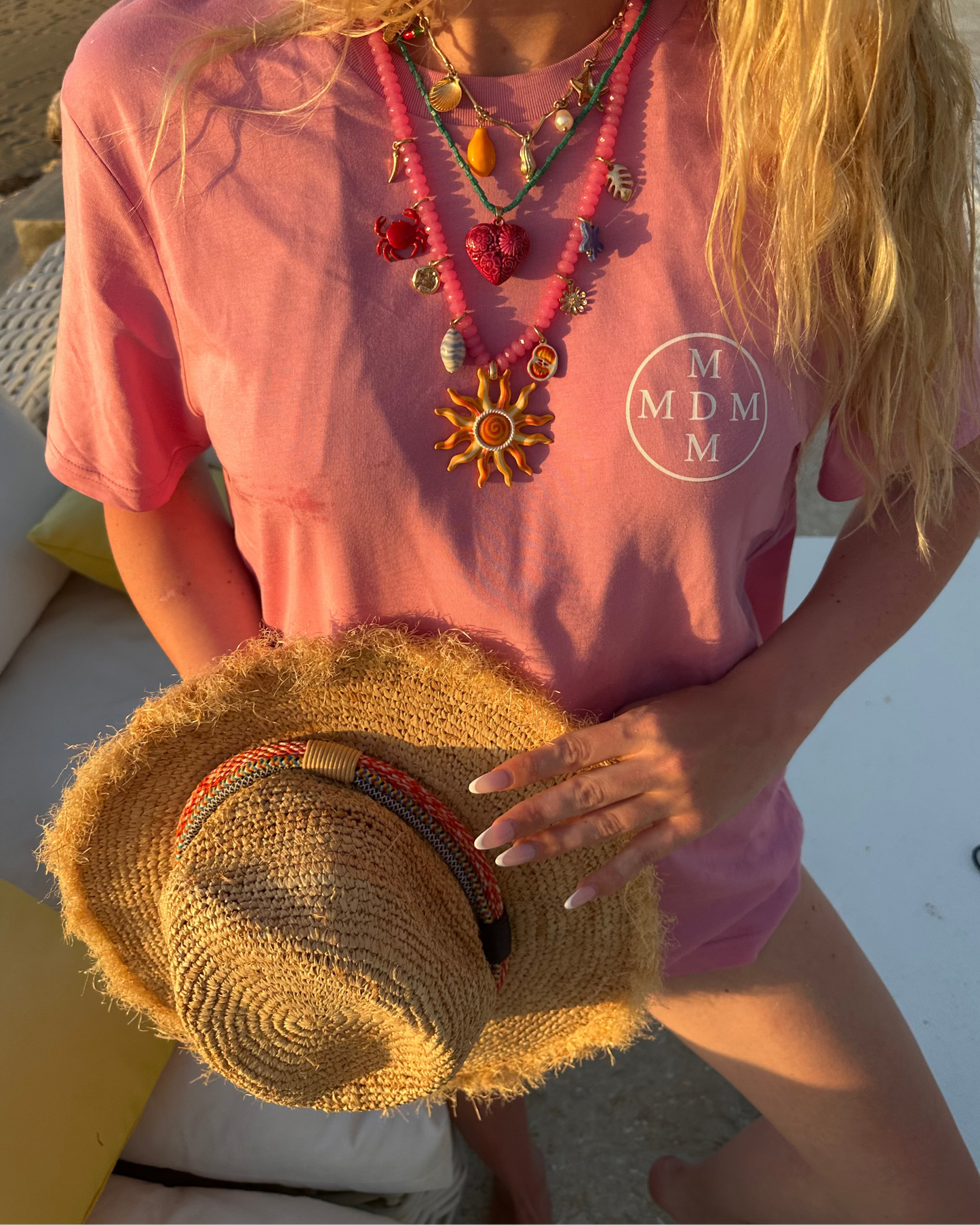 Het roze Amore t-shirt 