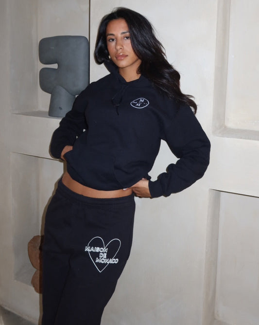 The black Amore sweatpants