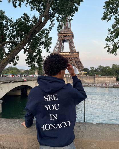 De "See you in Monaco" hoodie