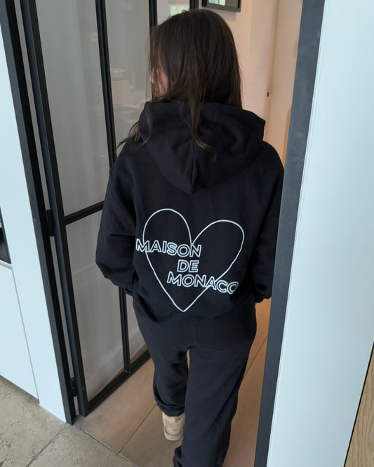 The black Amore hoodie