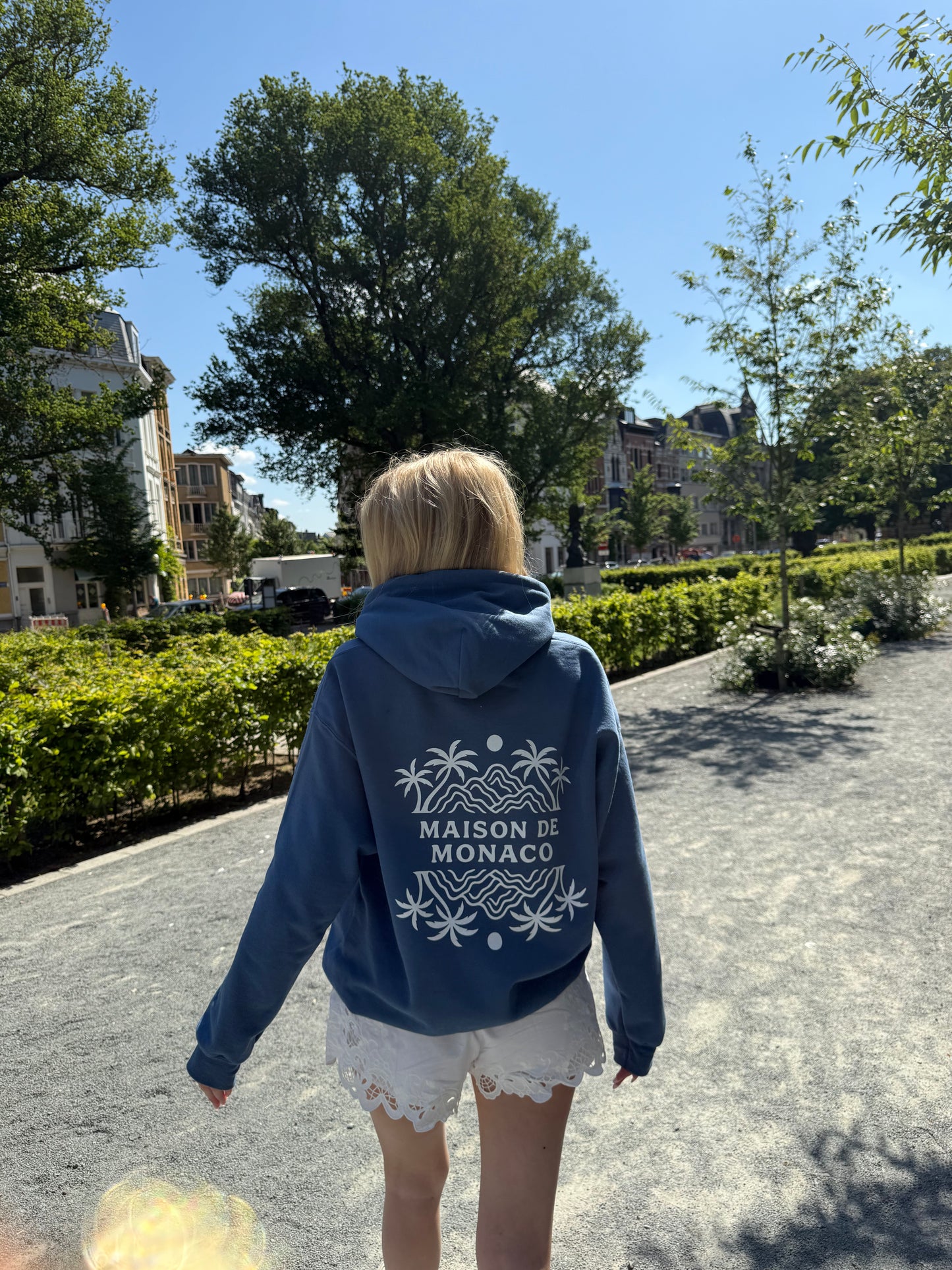 La Riviera Bleu Hoodie