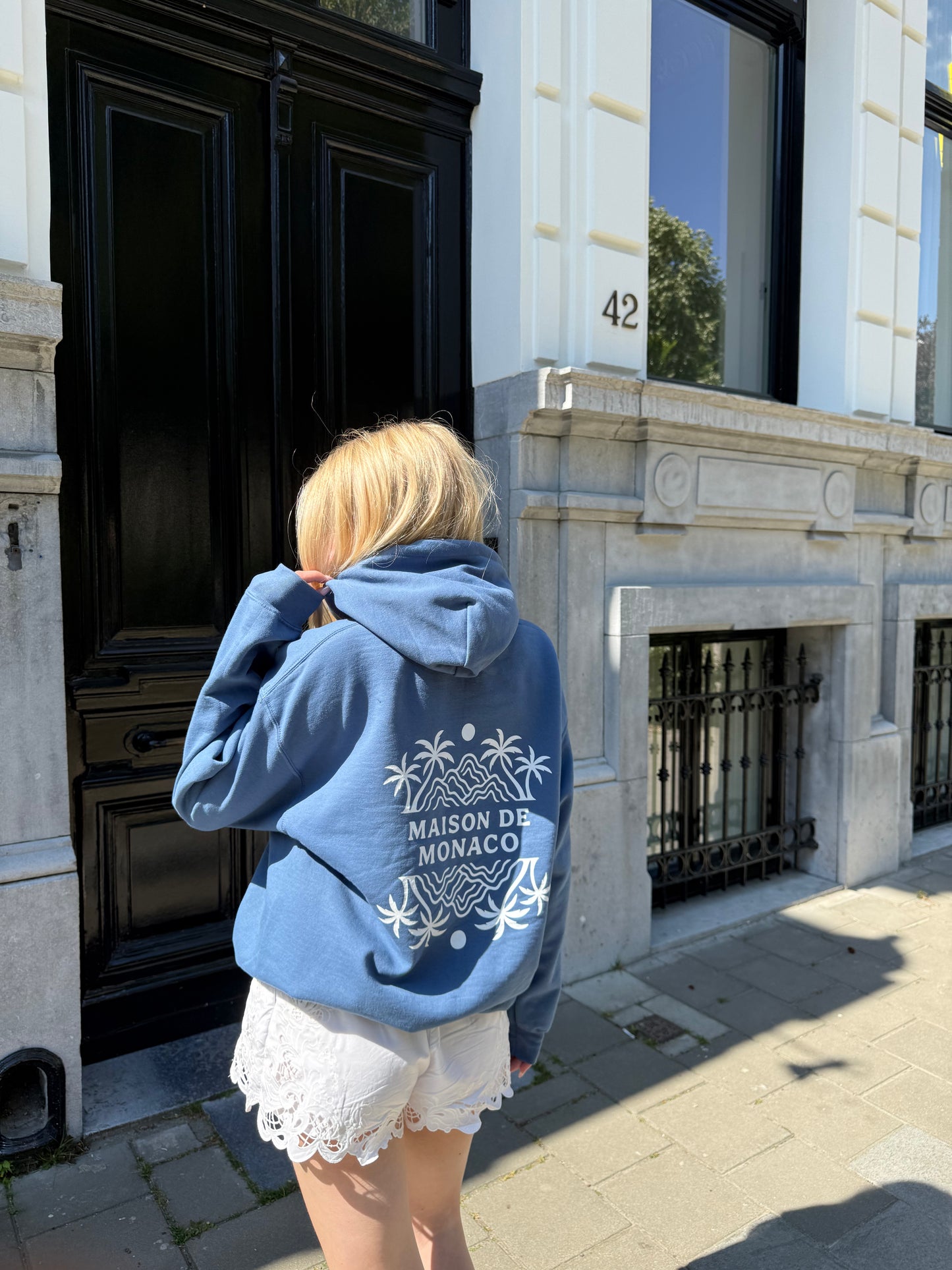 La Riviera Bleu Hoodie