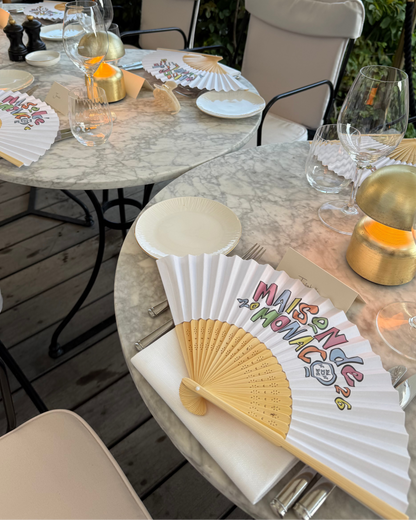 The summer t-shirt + hand fan