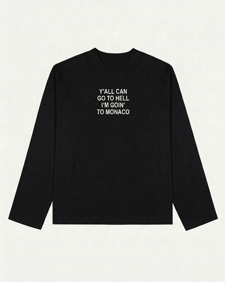 The "Go to hell" longsleeve t-shirt - Black